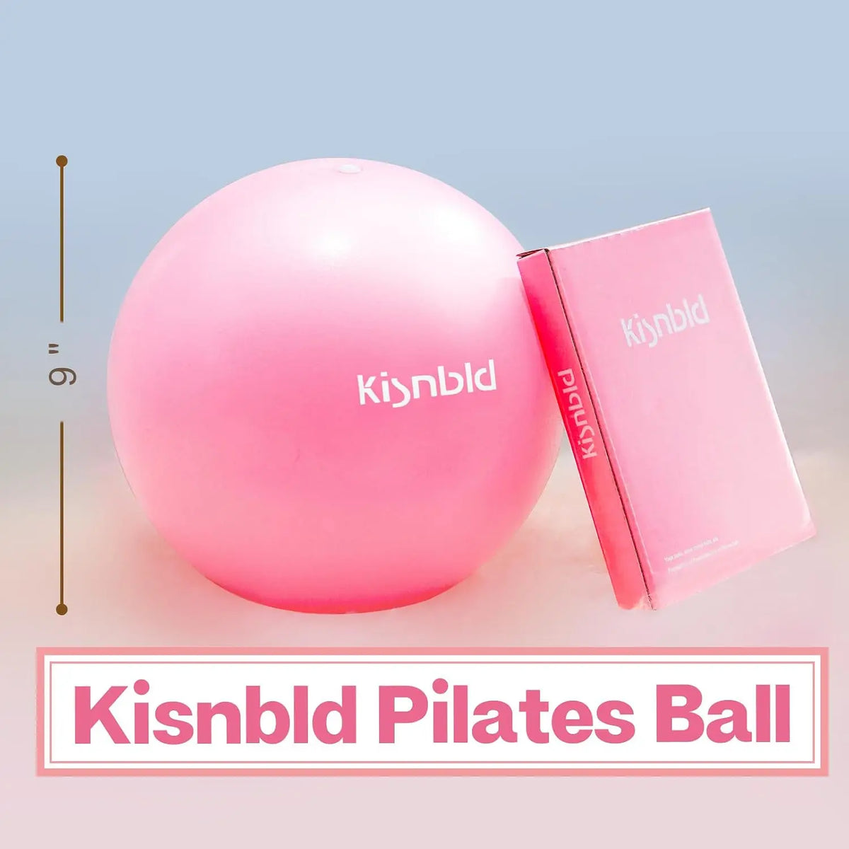 Small Exercise Ball 9 Inch Mini Pilates Ball Anti Burst and Slip Resistant/Mini Yoga Ball for Stability Fitness Physical Therapy Stretching & Core Ball