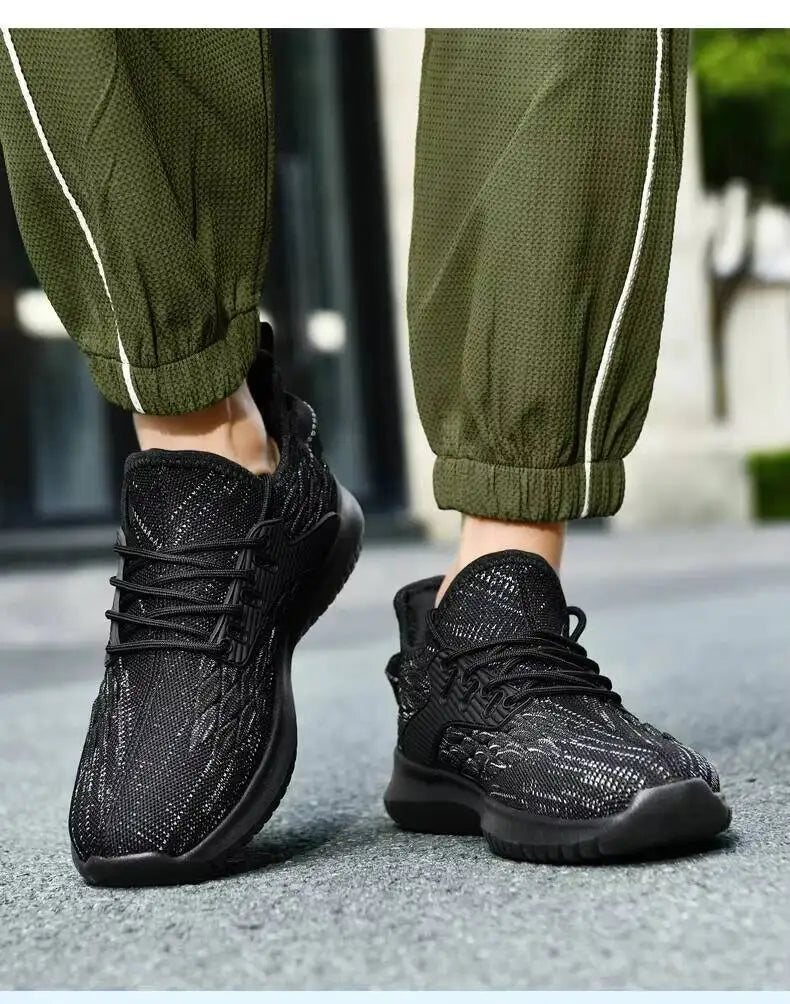 2026 Chef Non-Slip Four Seasons Breathable Hotel Work Light/Outdoor Men's Plus Size Casual Sports Walking Shoes