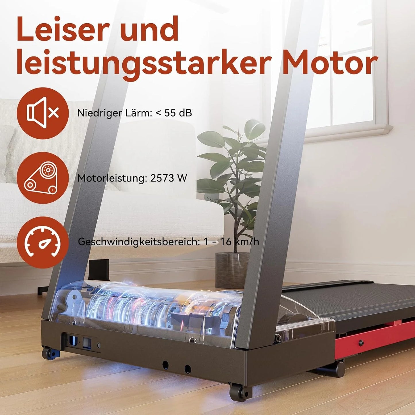 3.5HP Foldable Treadmill 350lbs Adjustable 6% Incline Walking pad/for Home/Office LCD APP Data Treadmills 10MPH Exercise Machine