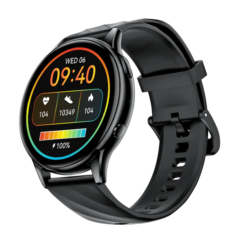 KUMI GW5 Smart Watch 1.39" HD Display Fitness Tracker/IP68 Waterproof Heart Rate SpO2 Monitor 100+ Sports Modes