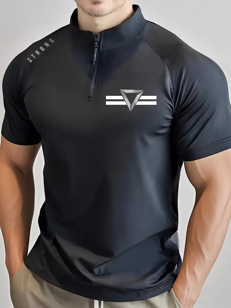 Men's T-shirt A New Fashion Trend For Fitness And Sports/Round-neck T-shirt Simple And Versatile Summer Casual Short-sleeved