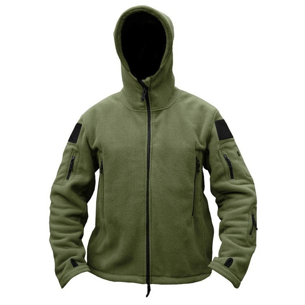 Men US Military Winter Thermal Fleece Tactical Jacket Outdoors Sports/Hooded Coat Softshell Hiking Outdoor Army Jackets