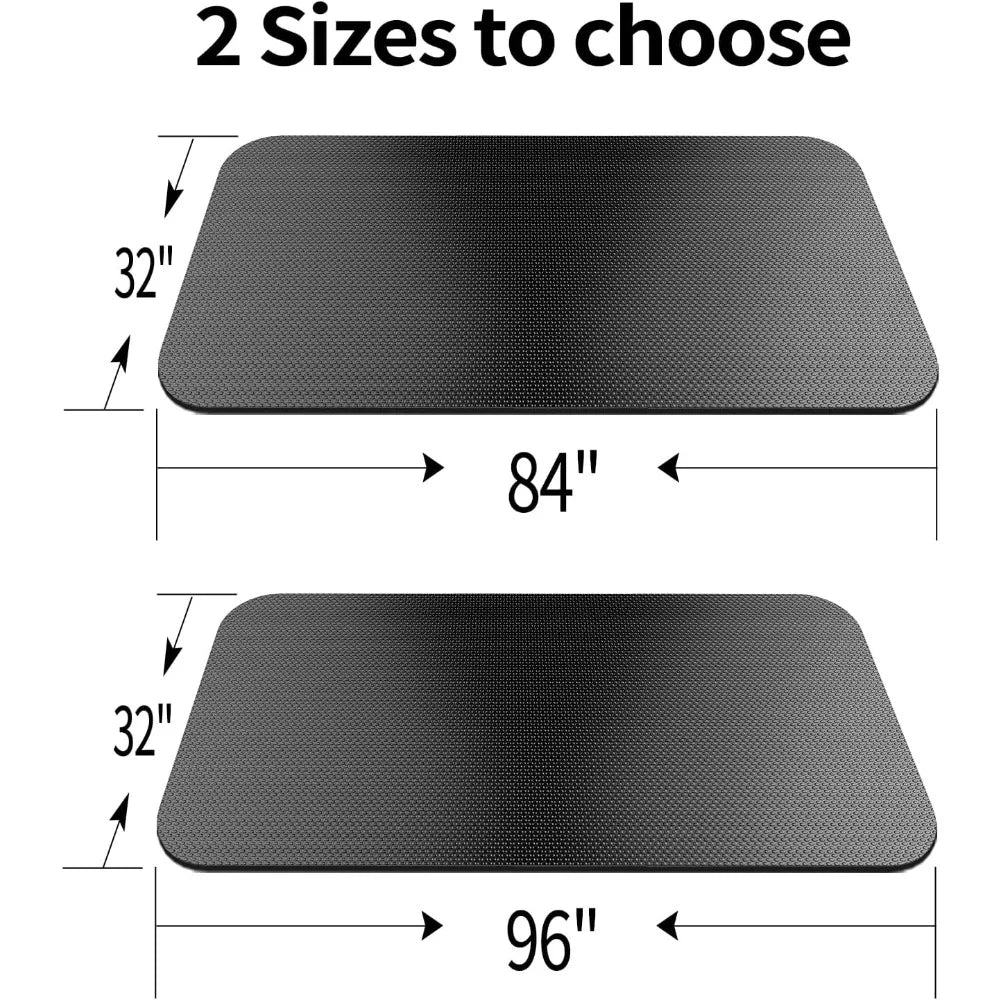 Large Non-Slip Exercise Mat 84x32 Inch Gym Flooring/for Home Workouts Yoga Weightlifting Cardio