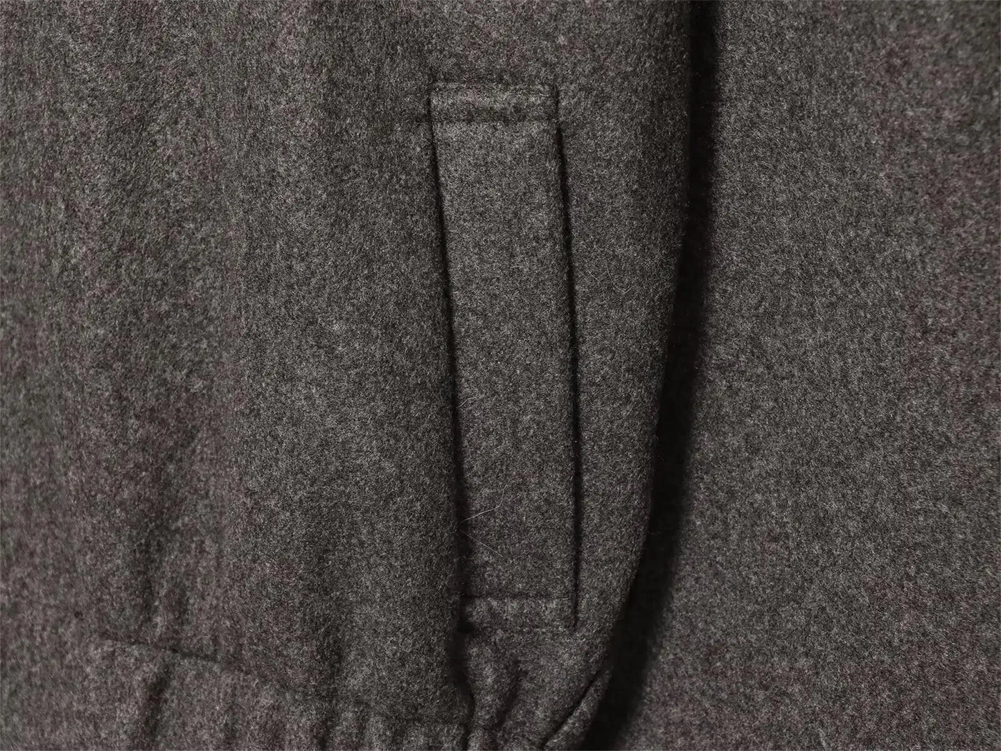 Women's Loose Stand Collar Jacket Coats Long Sleeve Zip Up Pockets/Streetwear Autumn New  Lady Casual Solid Outerwear