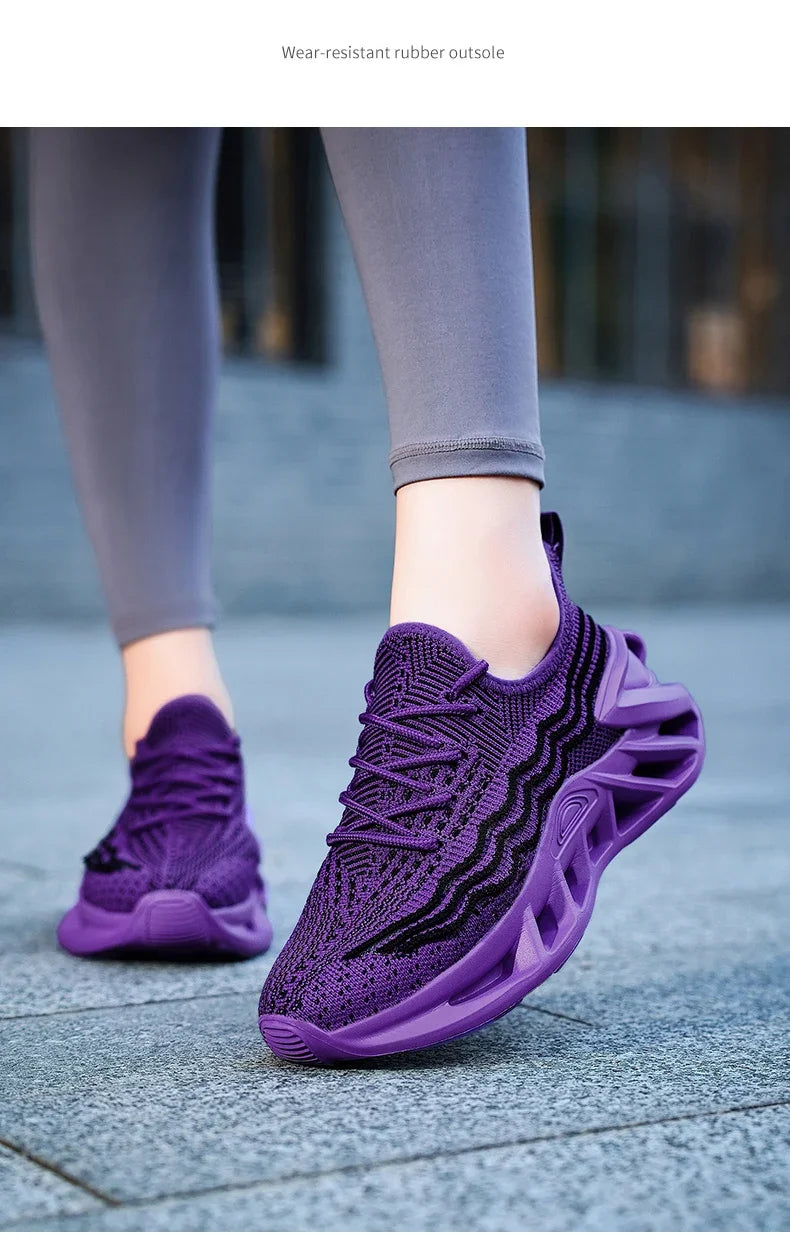 YRZL Sneakers Women Running Shoes Breathable Mesh Comfortable/Athletic Sneakers for Men Non Slip Sports Shoes for Woman