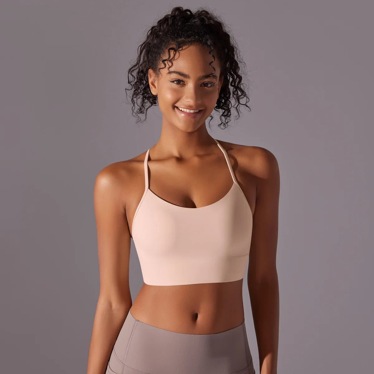Women Sport Bra Fitness Yoga Top Underwear Soft Y Line Back Running/Gym Crop Top Workout Bra With Chest Pad Push Up Yoga Bra