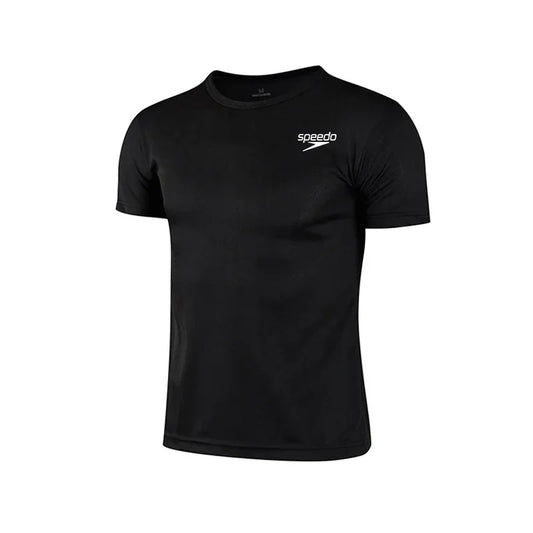 Hot Sale Men's Quickdry T-shirts Summer Daily Sports Short Sleeved/O-neck Tops Fitness Training Athletics Running T-shirt