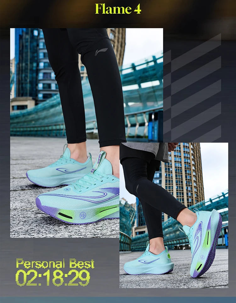 Running Shoes Carbon Board Specialty Sports Marathon Breathable Lightweight Women's Comfortable Athletic Sneakers