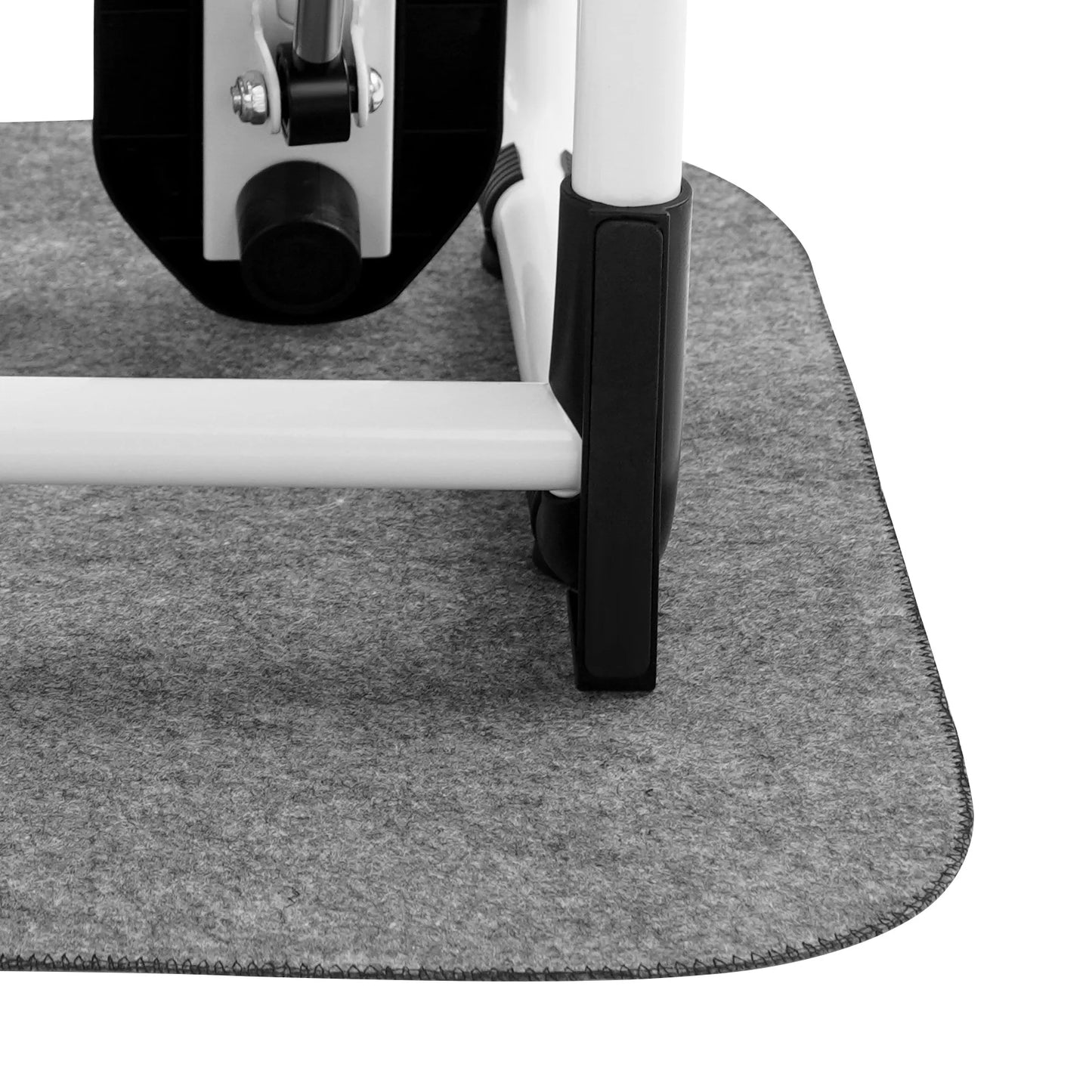Hydraulic Stepper Climber 330.7 lbs Capacity Steel Frame/Dual Hydraulic Drive 360° Rotating Seat Resistance Bands LED Display Anti-Slip Pedals