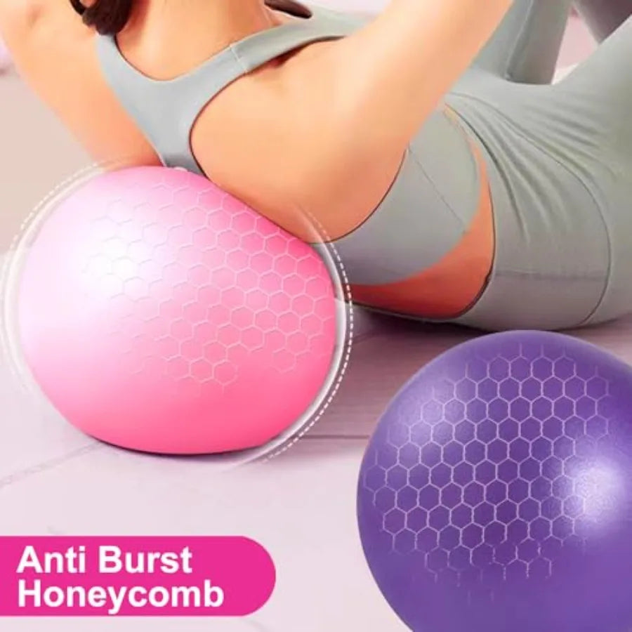 Mini Exercise Barre Ball for Yoga Pilates Stability Exercise Home Workout/Core Training and Physical Therapy Small Bender Ball