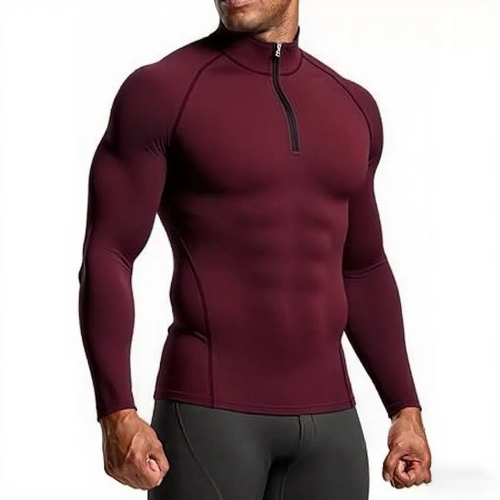 Men Sportswear Fitness Shirts Slim Long sleeve Gym T-shirt Running/Top Tee Tights Training Compression Clothes Sport T Shirt Men