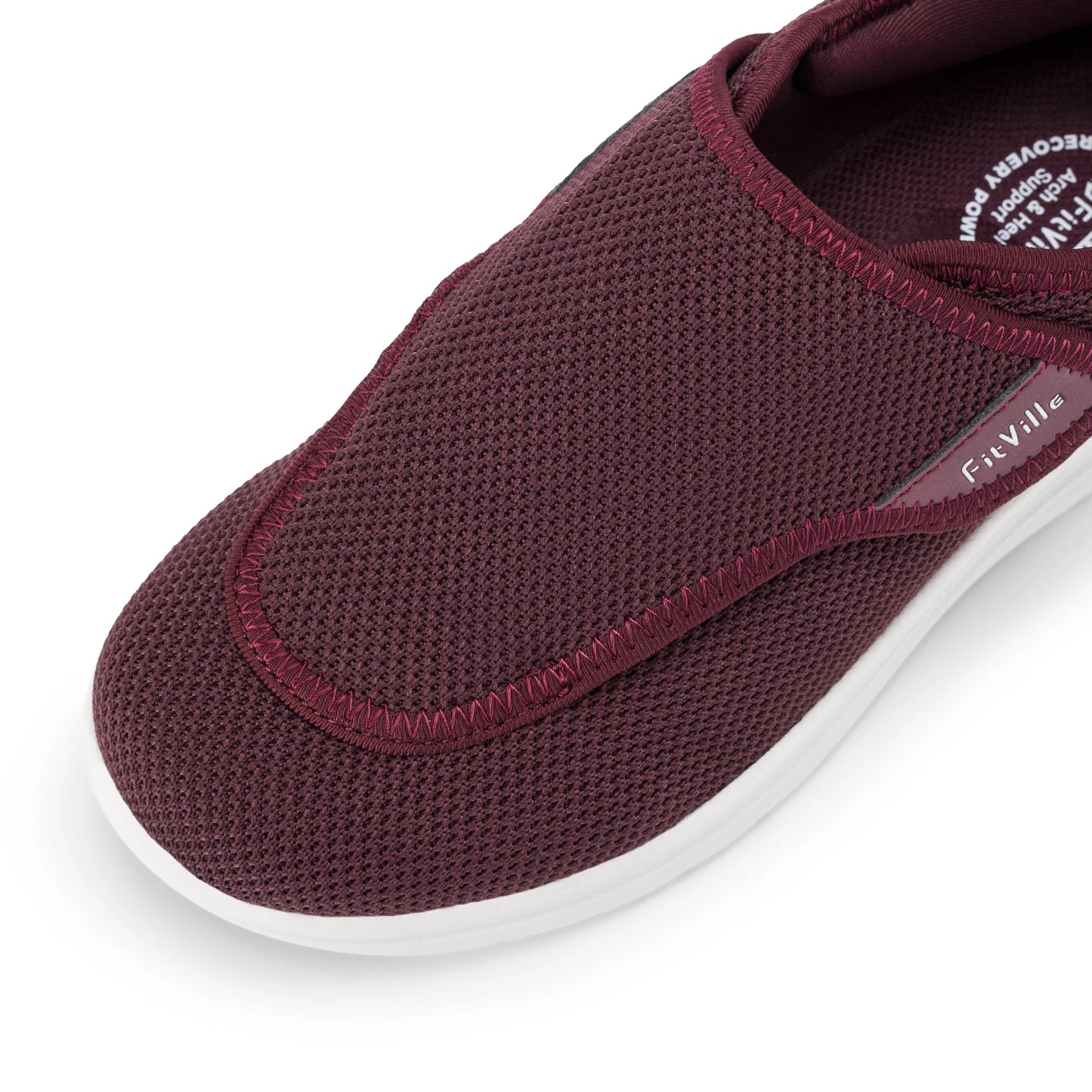 FitVille Wide Women's Diabetic Walking Shoes Adjustable Orthopedic/Comfort Sneakers for Elderly Women Foot Pain Relief Footwear