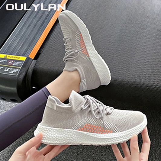 Trendy 2024 Summer Running Shoes Mesh Breathable Sports Shoes/Casual Running Shoes Fitness and Women's Shoe