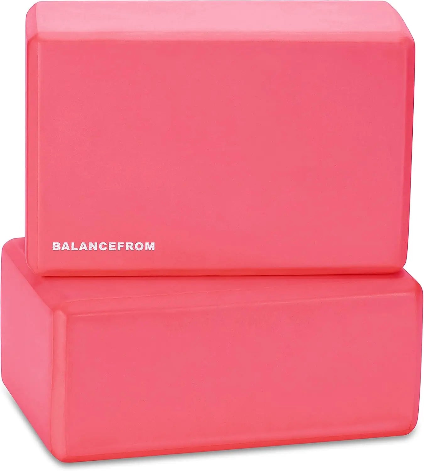 Set of 2 High Density Yoga Blocks 9x6x4 Inch/Non-Slip Moisture-Proof Multiple Colors