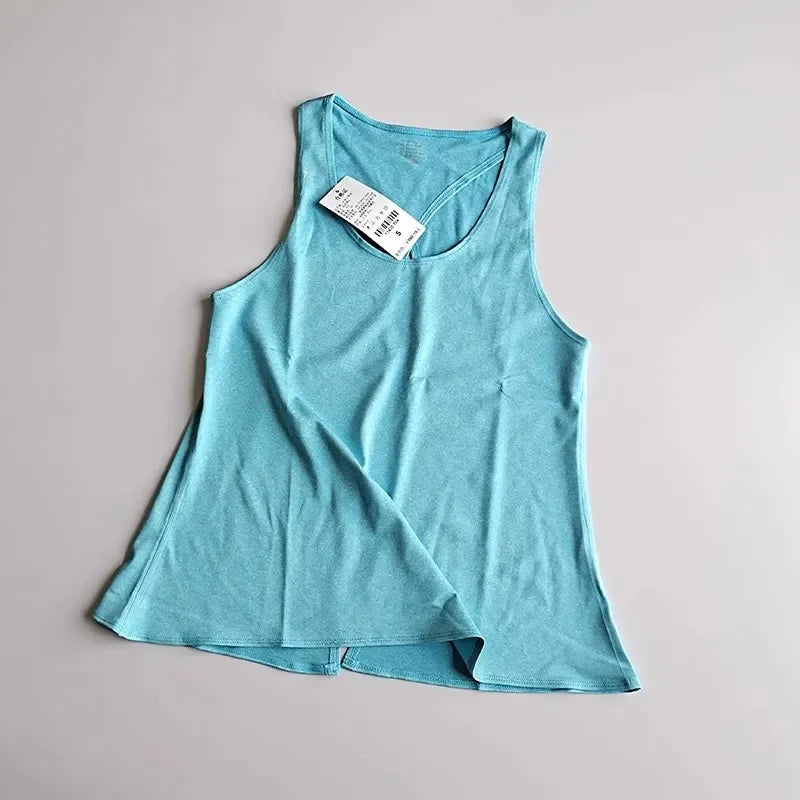 Women's Sleeveless Gym Shirts Tops Yoga Sports Vest Fitness/Loose Sport Shirts Female T-Shirts for Workout Exercise Tank Tops