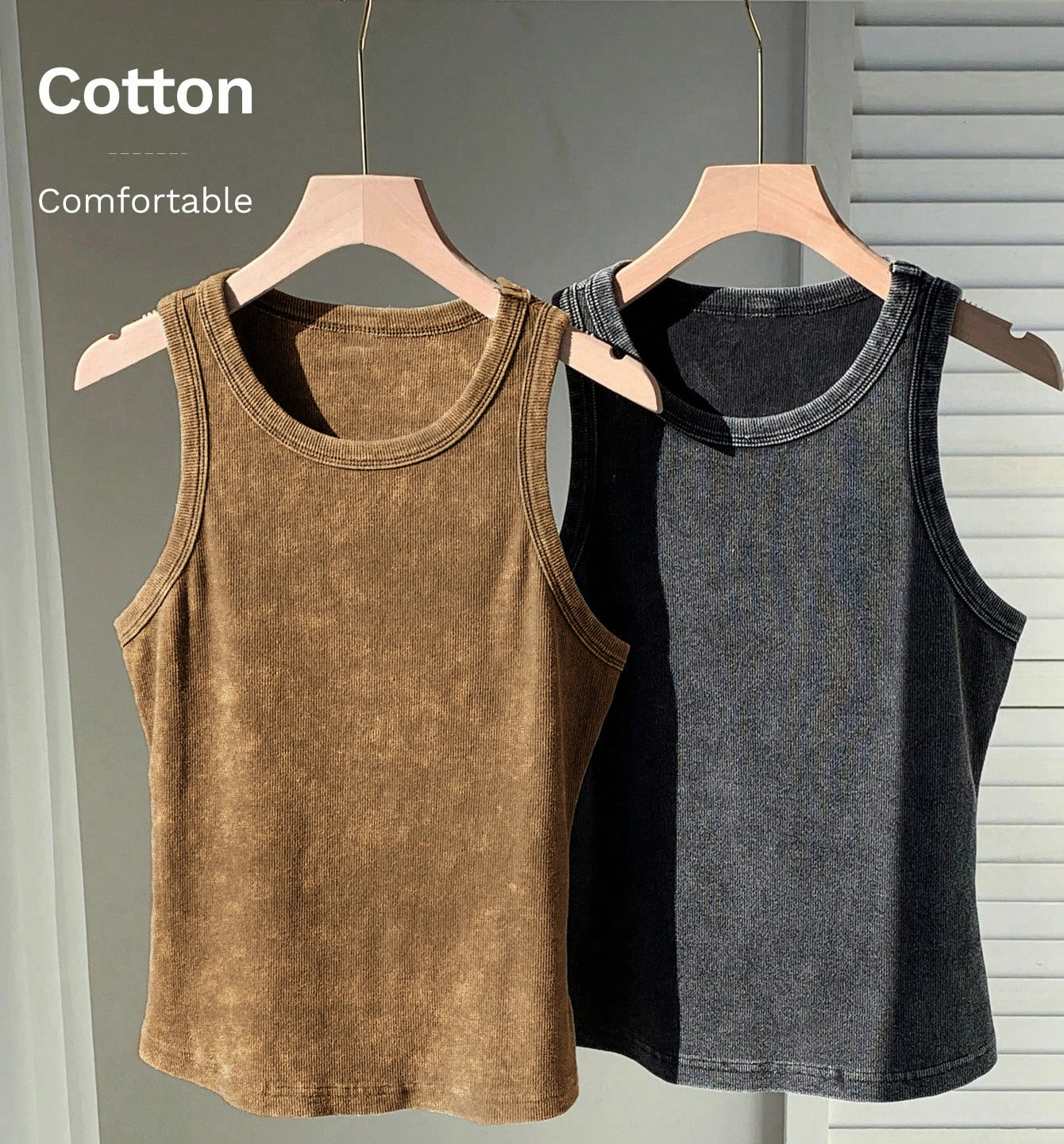 3PCS Set Cotton Camisole Vest Paired Summer Slim Fit Clothing/Simple Versatile Basic Top Breathable Women's Korean Style Tops