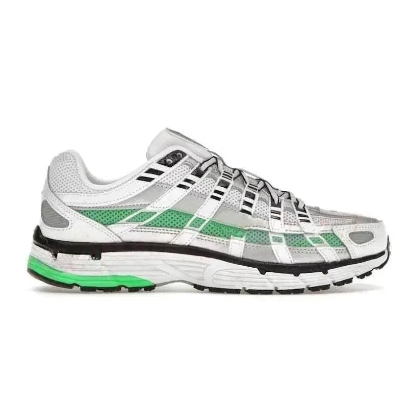 Designer P6000 P 6000 Triple Black White Khaki Wolf Grey Metallic/Outdoor Sports Trainers Casual Men's Shoes Sneakers