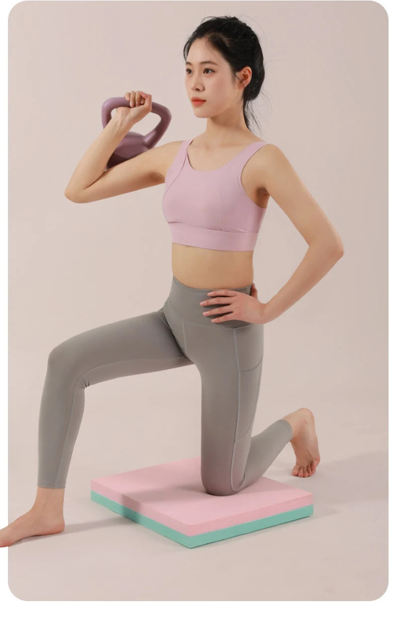 Balance Pad Non-Slip Foam Mat Ankles Knee Pad Cushion/Core Balance Strength Stability Training Fitness Yoga Pad Yoga & Fitness