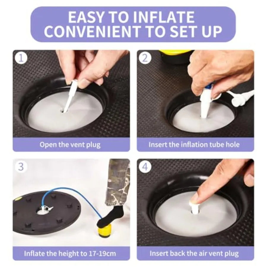 27.5 inch Anti Skid Surface Workout Equipment for Home Gym/Balancing Ball Half Ball Balance Trainer for Core Training