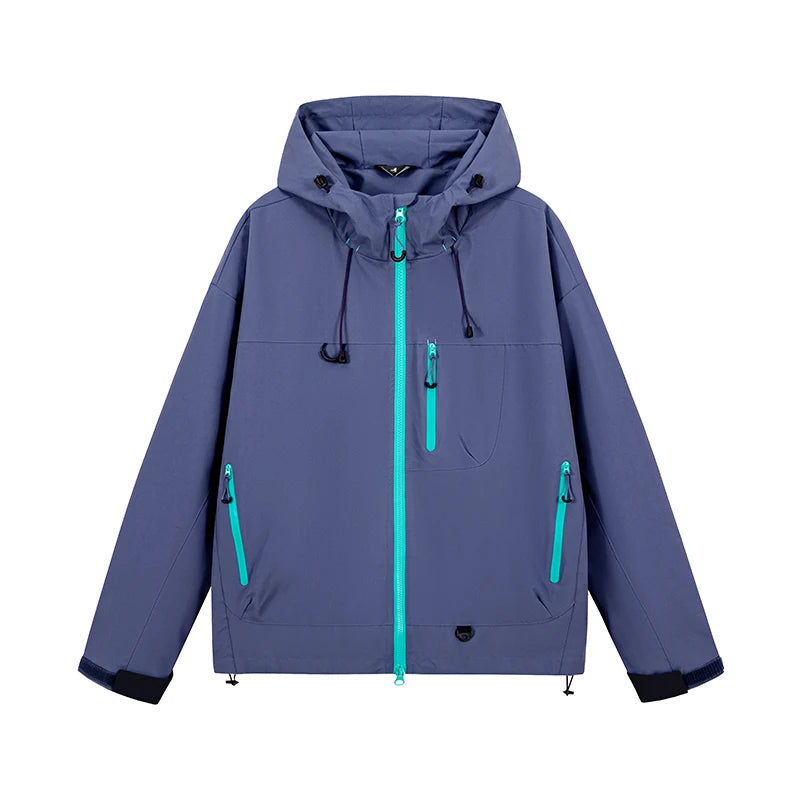 Autumn Sports Jacket Waterproof Windproof Jacket Men Women Outdoor/Sports Hiking Running Mountaineering Hooded Casual Sport Coat