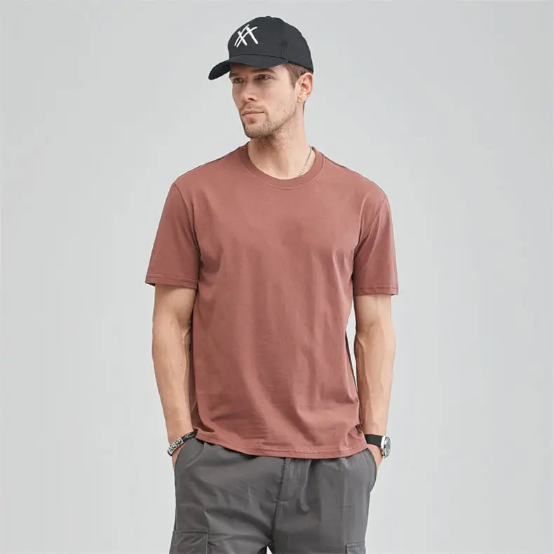 Good Quality T-Shirts Men Summer Sale Cotton Male Tshirt/Short Sleeves Tee Shirt Boys Basic Plain Tops Oversize 5XL