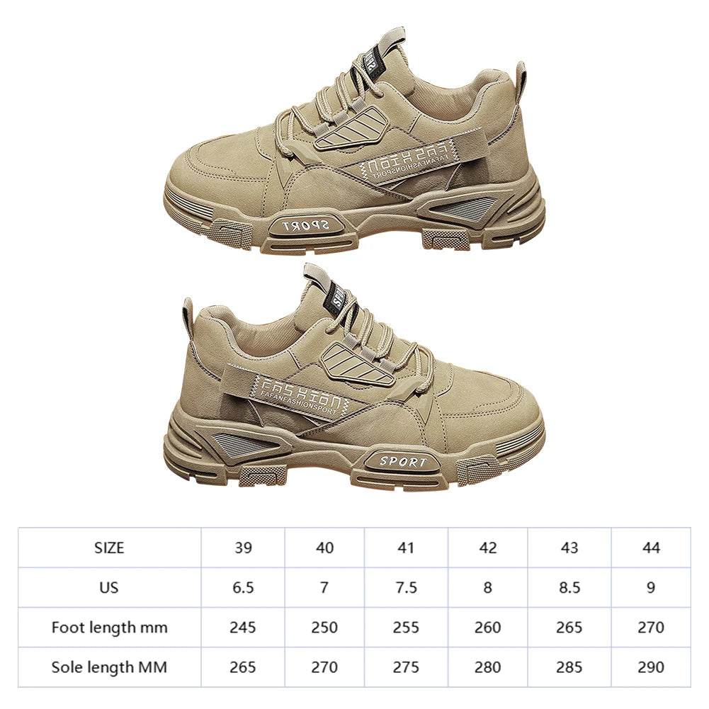Mens Sneakers Shoes Non-Slip Casual Sneakers/Sports Sneakers Waterproof PU Leather