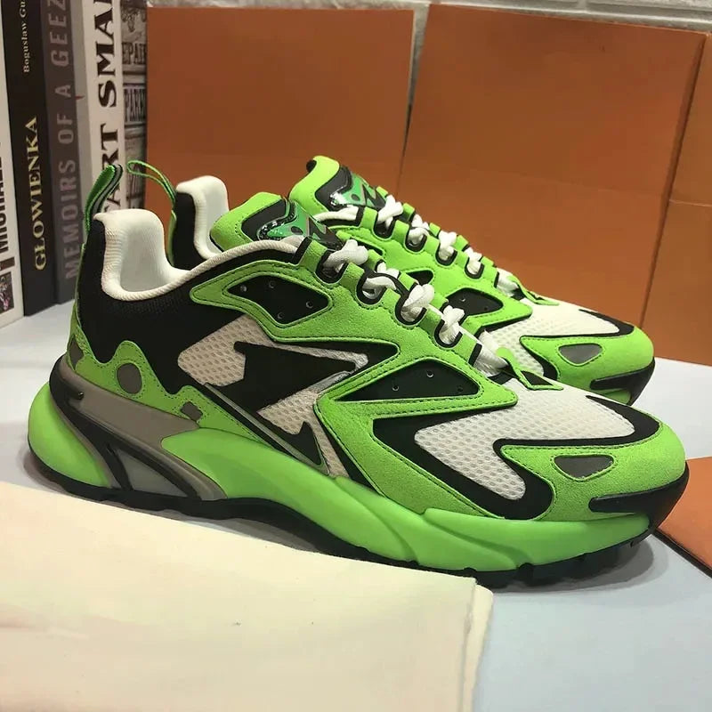 Designer B30 Runner Men's Sneakers Fashion mesh suede/stitching casual  sneakers Men's outdoor B22 jogging shoes