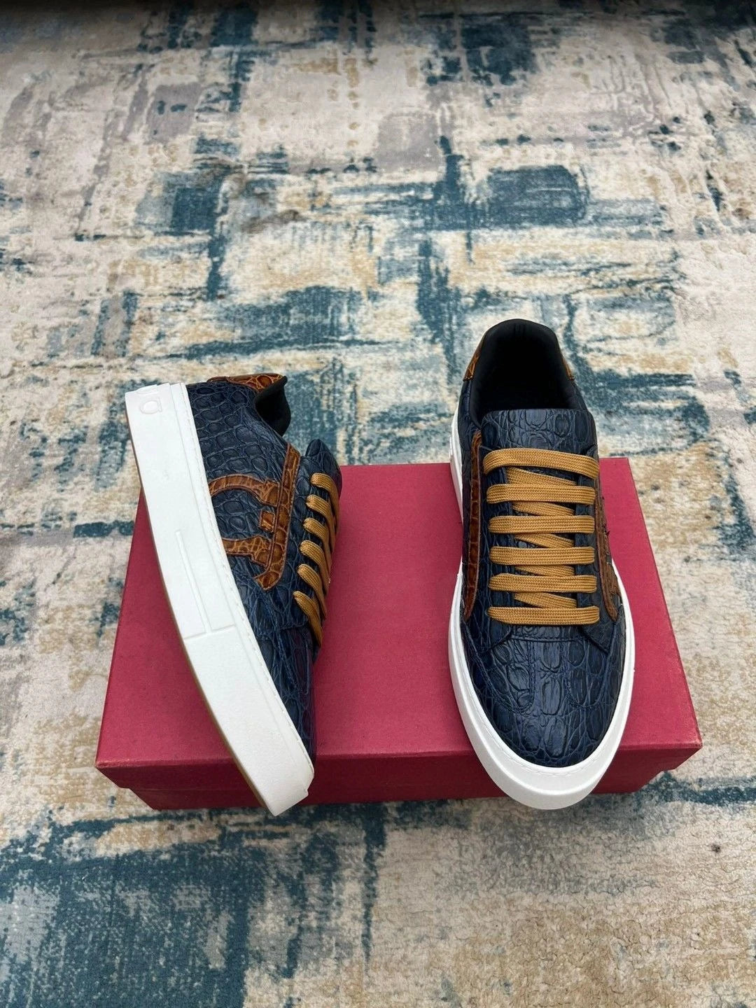 2026 New Arrival Men's Genuine Leather Board Shoes/Low Top Platform Sole Lace Up British Style for Daily Use