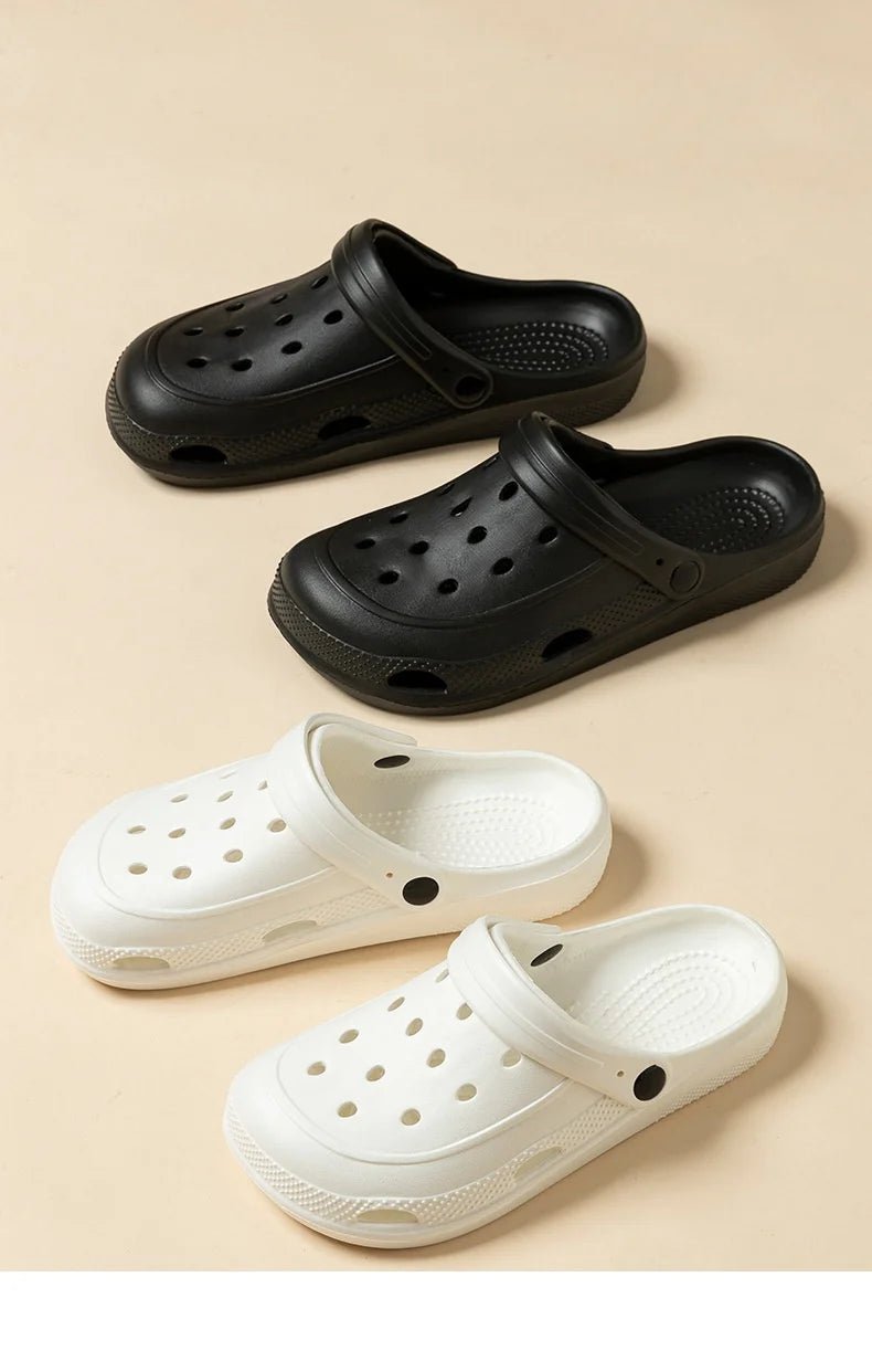 Women Home Slippers Sandals Summer Garden Clogs Shoes Beach Slipper Outdoor Waterproof Soft Slides Casual Anti Slip