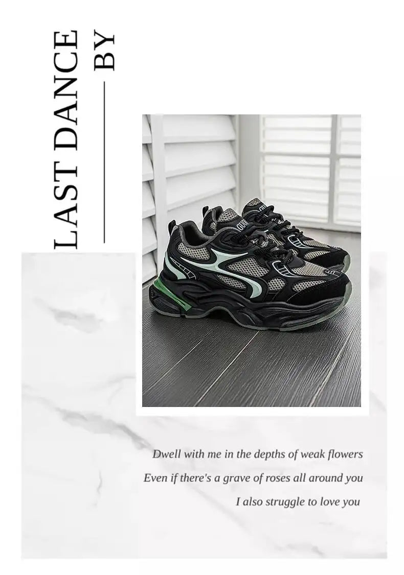 New Style Heightening Casual Thick Bottom Anti-Slip Wear-Resistant/Lightweight Men's Sport Shoes Comfortable Spring