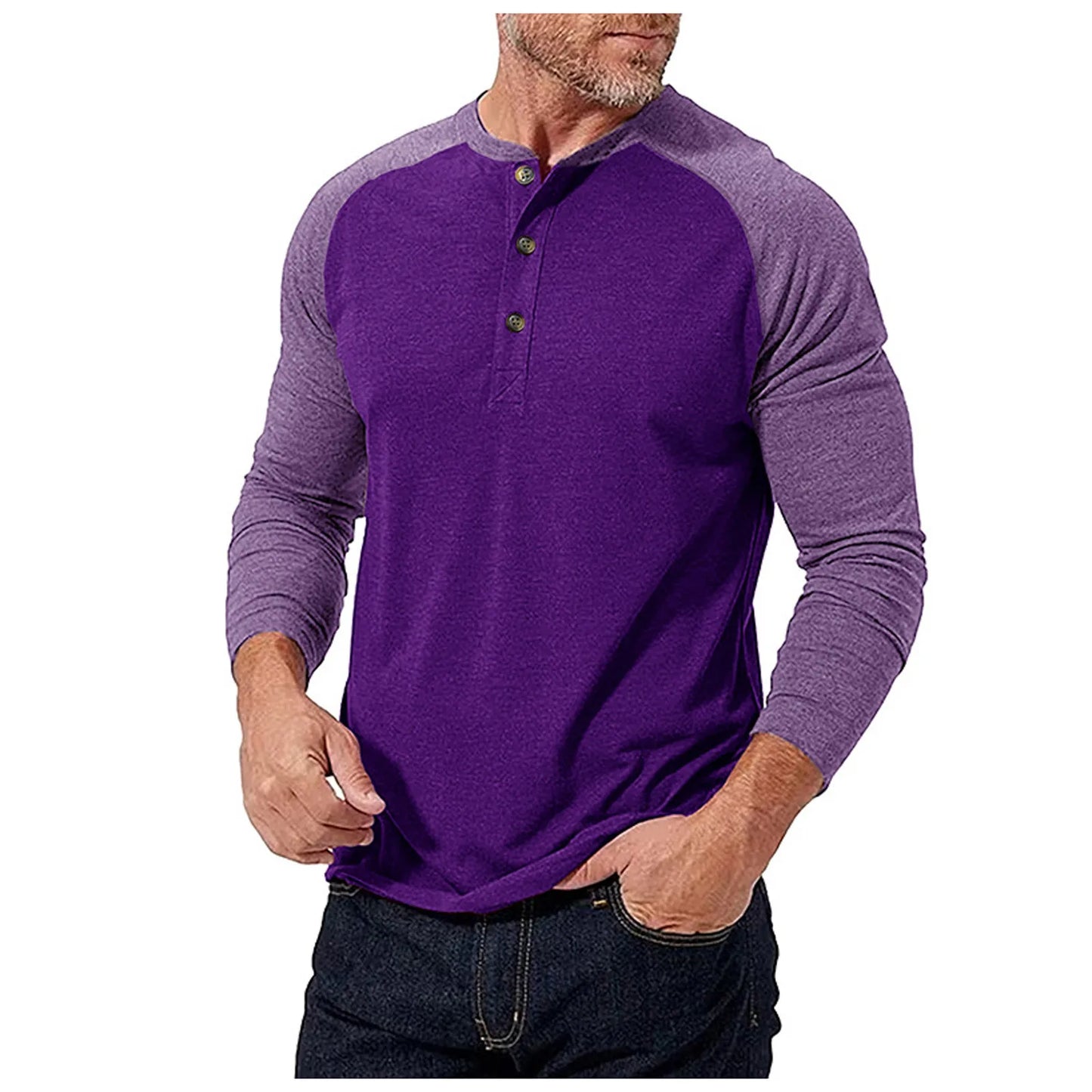 Men Casual Autumn Pullover Tops Color Long Sleeve Shirts/Thermal Underwear Slim Fit Undershirt T Shirt