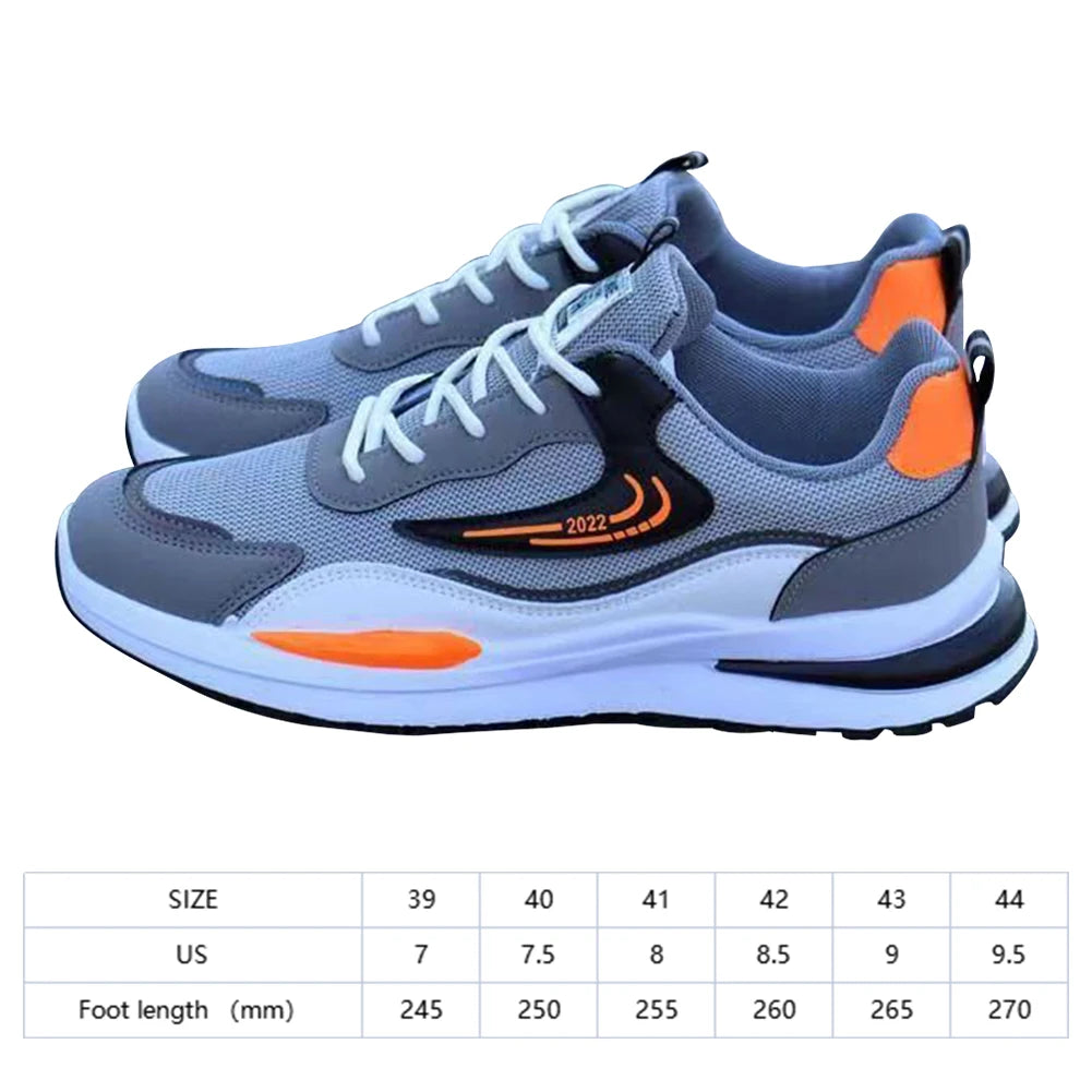 Mens Sports Sneakers Casual Running Shoes Lightweight/Walking Sports Sneakers Breathable Tennis Shoes