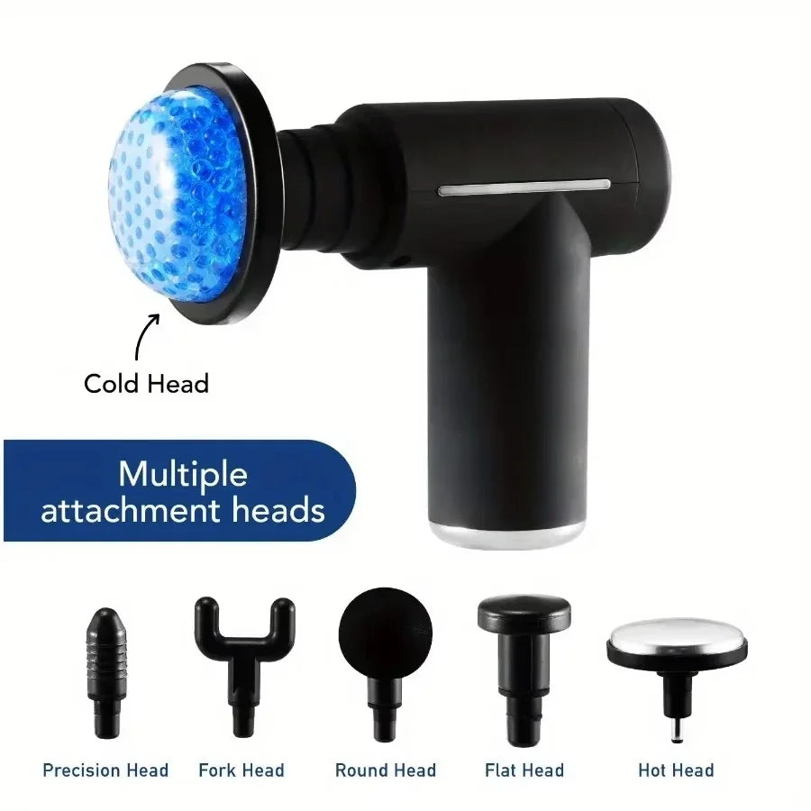 Cordless Hot and Cold Percussion/Deep Tissue Massager Gun 6 Intensity Levels
