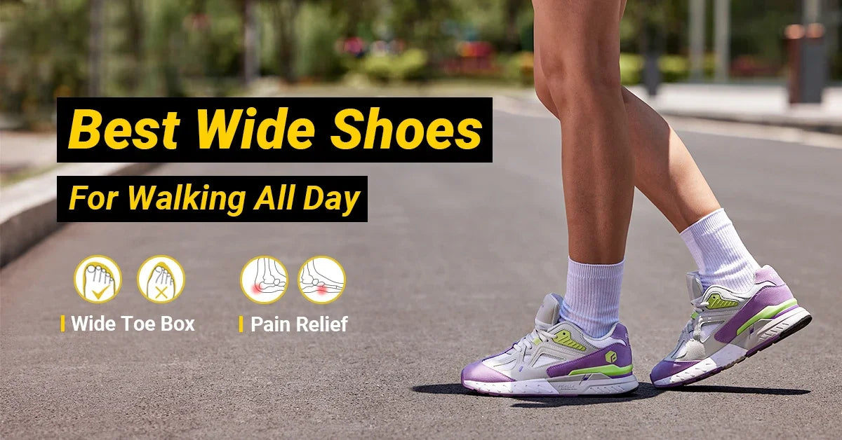 Fittington Women's Road Running Shoes 2E Wide Width Outdoor Sneakers/Women's Training Jogging Shoe Lightweight For Swollen Feet