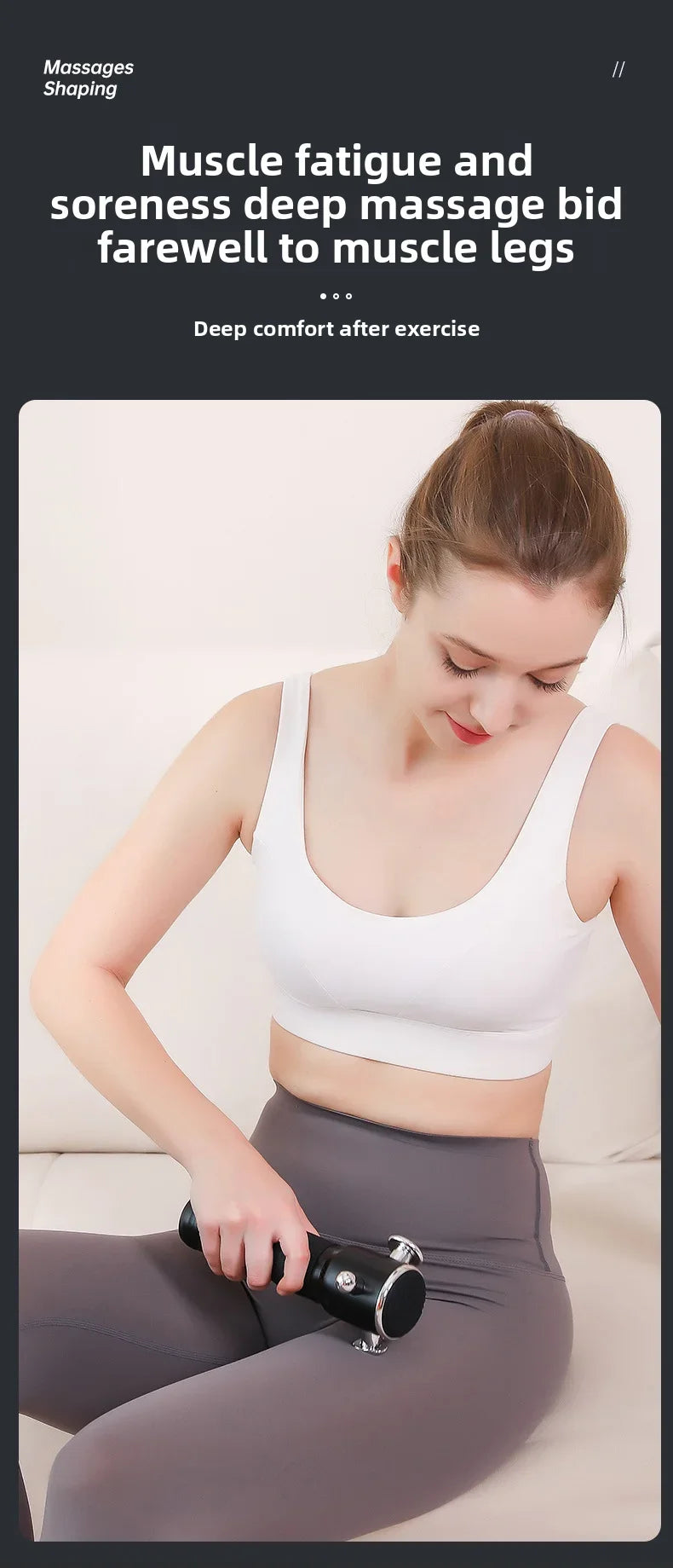 High Frequency Fascia Gun Relaxation Gun Sports Fitness/Muscle Relaxation Massager Full Body Massage 3 Gear