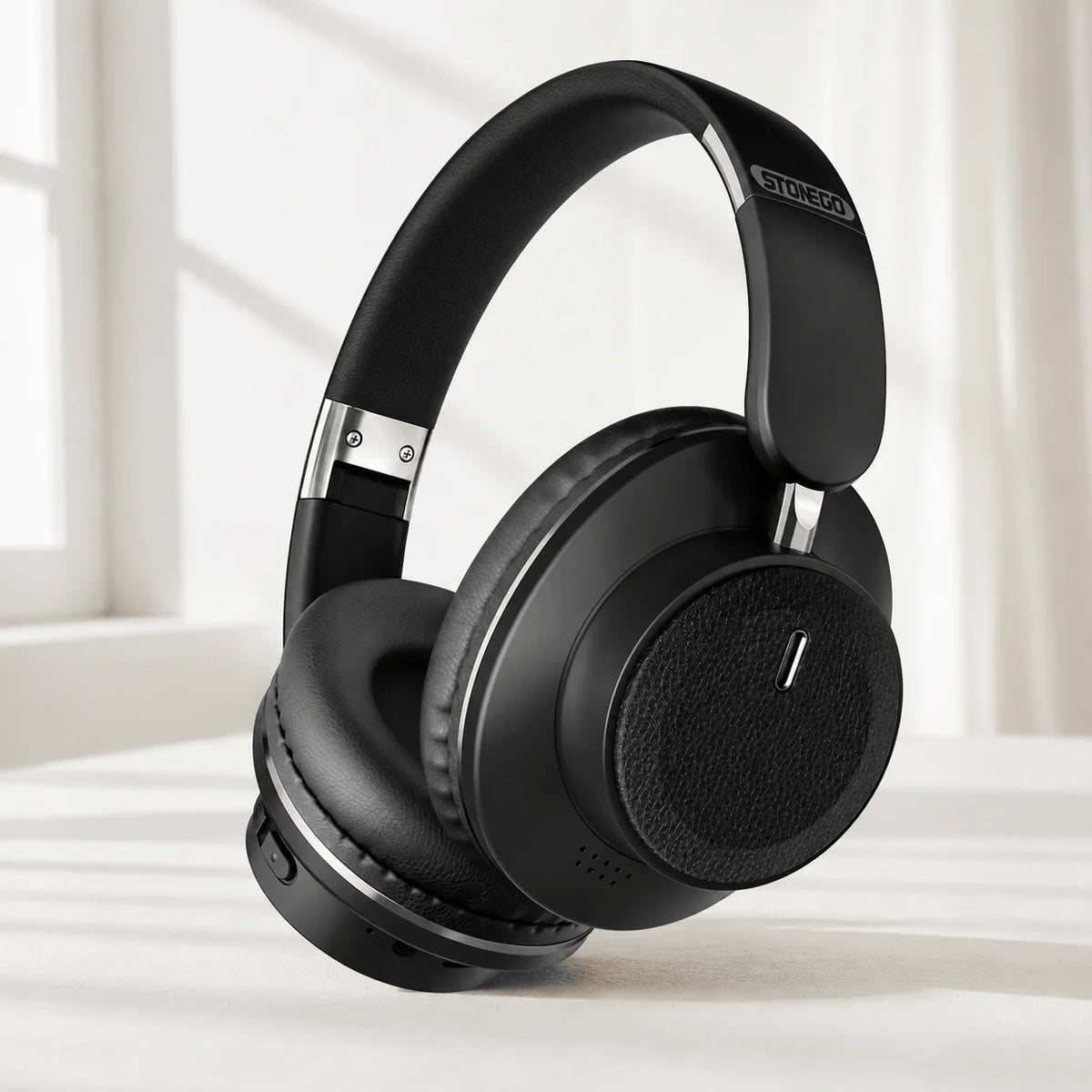 Bluetooth Headphones Wireless Headset Over Ear Foldable/Portable Fashion Aesthetic Design With 24H Long Battery Life