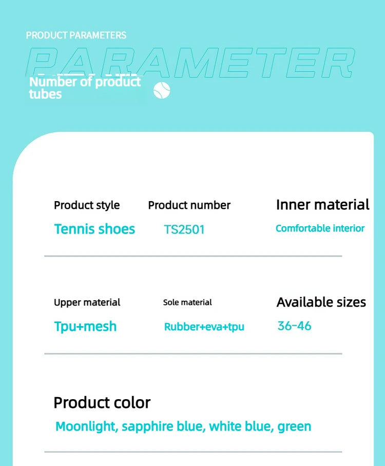 Couple Breathable Table Tennis Shoes Sports Shoe for Women/Brand Professional Badminton Sneakers