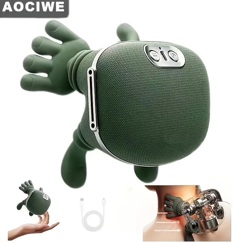 Japanese Shiatsu Kneading Electric Massager Portable Deep Tissue Massager/suitable for back neck, shoulders and lower abdomen