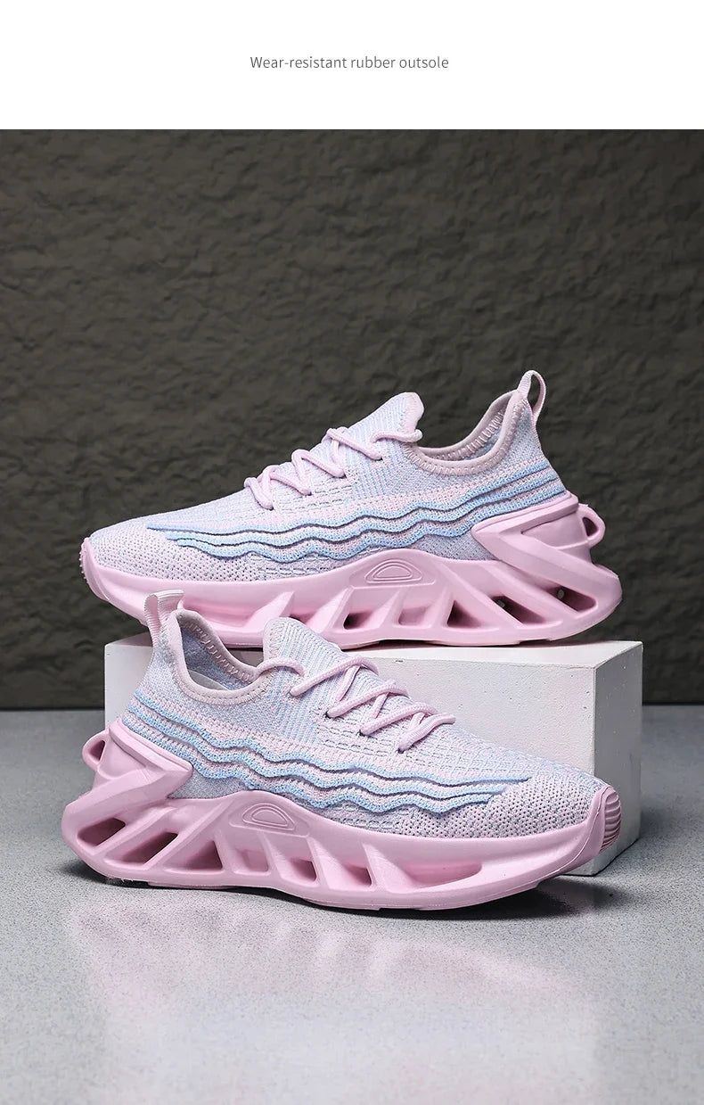 YRZL Sneakers Women Running Shoes Breathable Mesh Comfortable/Athletic Sneakers for Men Non Slip Sports Shoes for Woman