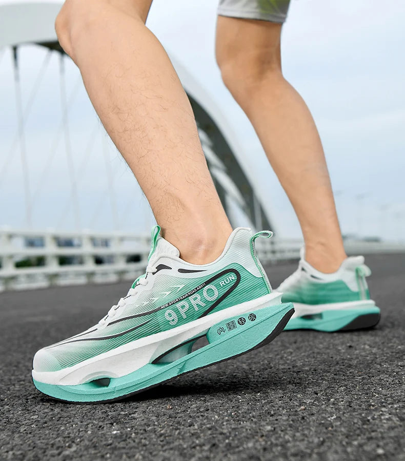 Men Running Shoes Cushion Stable Lightweight Sport Shoes Mesh Breathable/Casual Sneakers Women Non-slip Outdoor Athletic Shoes