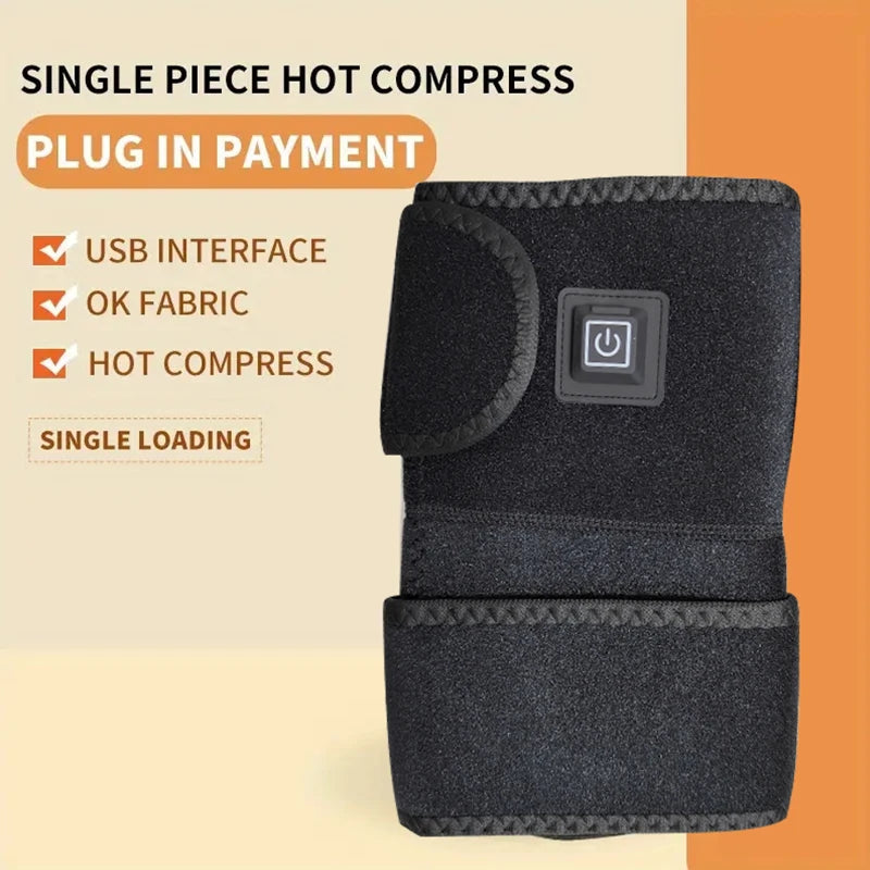 Electric Knee Heating Pad Heated Knee Brace Support/for Arthritis Joint Old Cold Leg Knee Warmer