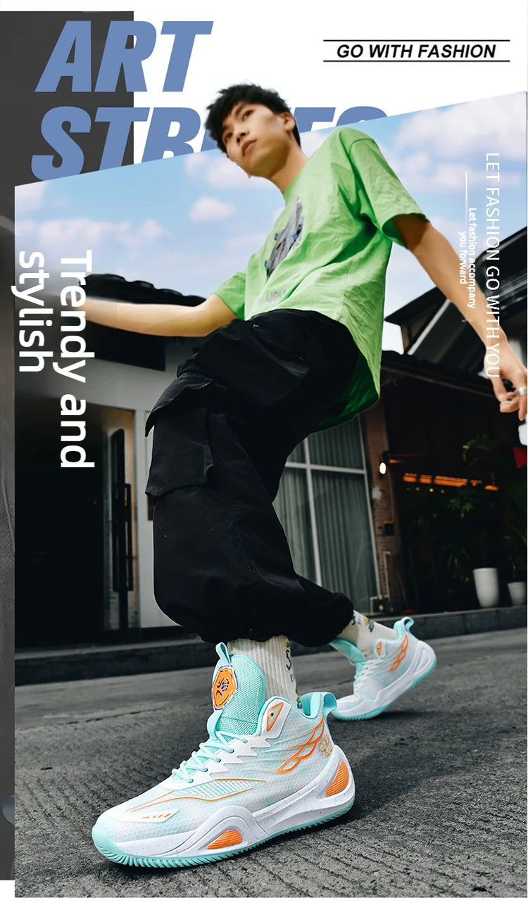 High Quality Sneakers Men Basketball Shoes Light Sports Shoes/Trainer Women Breathable Athletic Outdoor