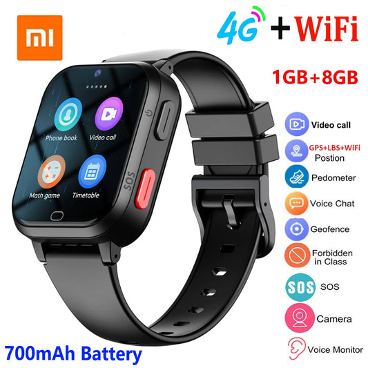 Xiaomi Mijia 4G Wifi Kids Children Smart Watch 700mah Battery Video Call/SOS GPS+LBS Location Tracker  Smartwatch