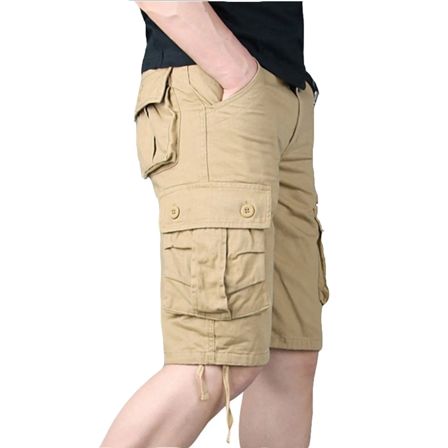 Mens Casual Shorts Men's Trendy New Men's Cotton Shorts/Mens Quarter Pants Men Workout Clothes