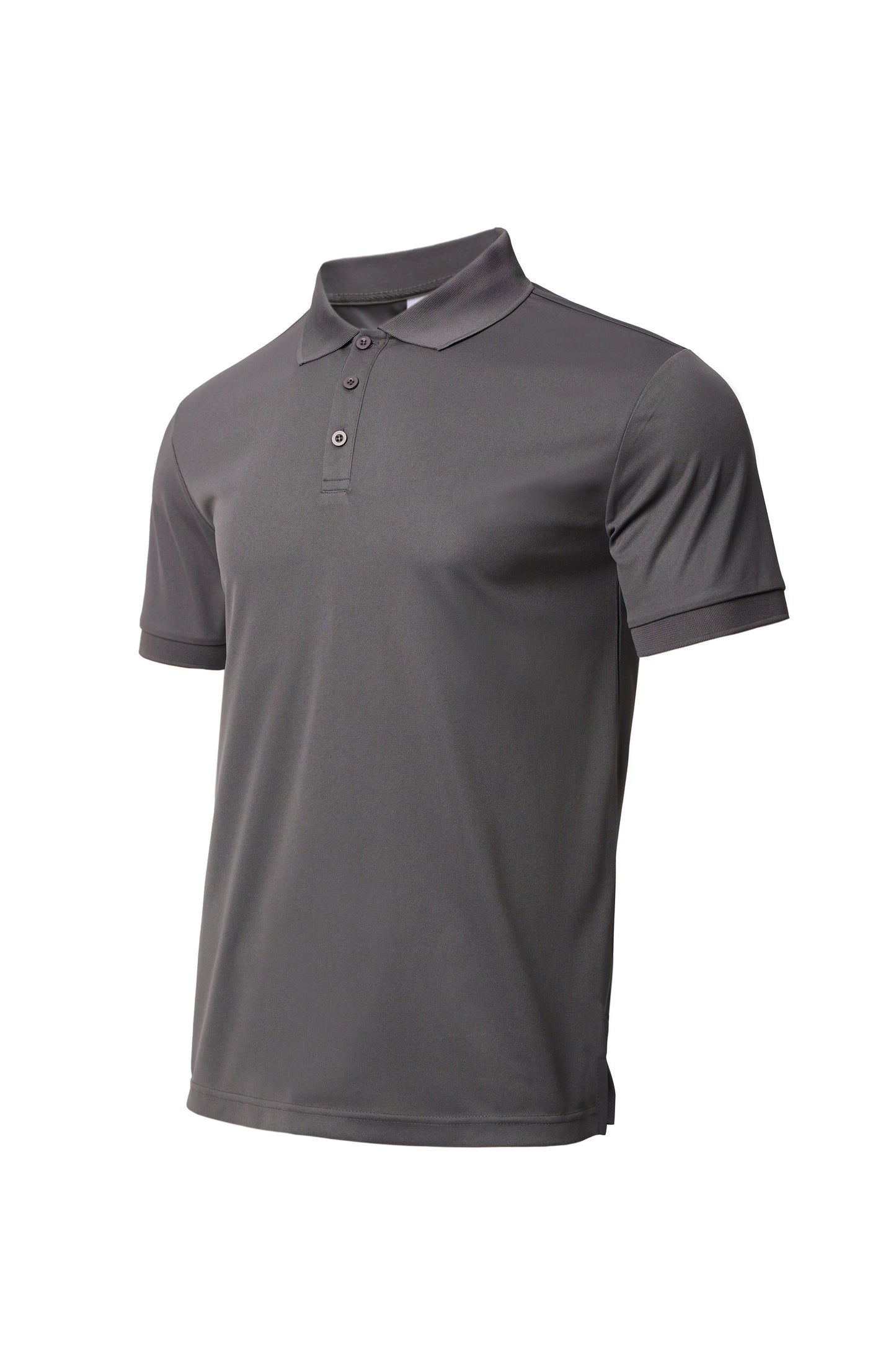 3-piece men's quick drying short sleeved casual/sports golf shirt moisture wicking casual fitness top