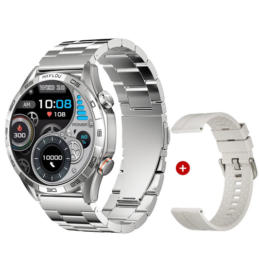 HAYLOU Solar 5 Voice Calling Smartwatch 1.58'' AMOLED Display 60Hz Smart Watch/24H Health Monitoring Sports Smartwatch for Men