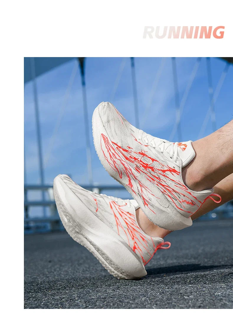 New Running Sneakers Men Lightweight Breathable Wear-Resistant/Soft Gym Jogging Shoes Comfort Marathon Athletic Sports Shoes Man