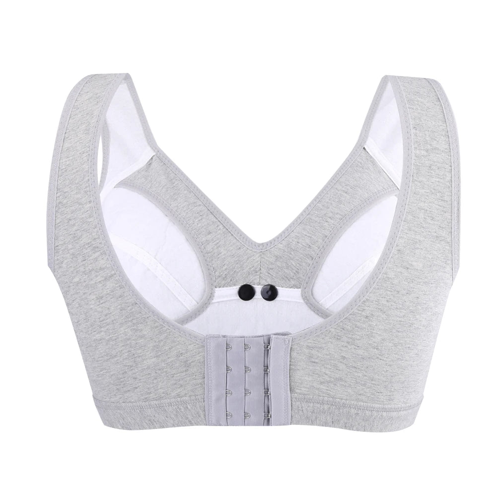 Cotton Maternity Nursing Breast Feeding Bras/Prevent Sagging Pregnant Women Underwear Grey Bra