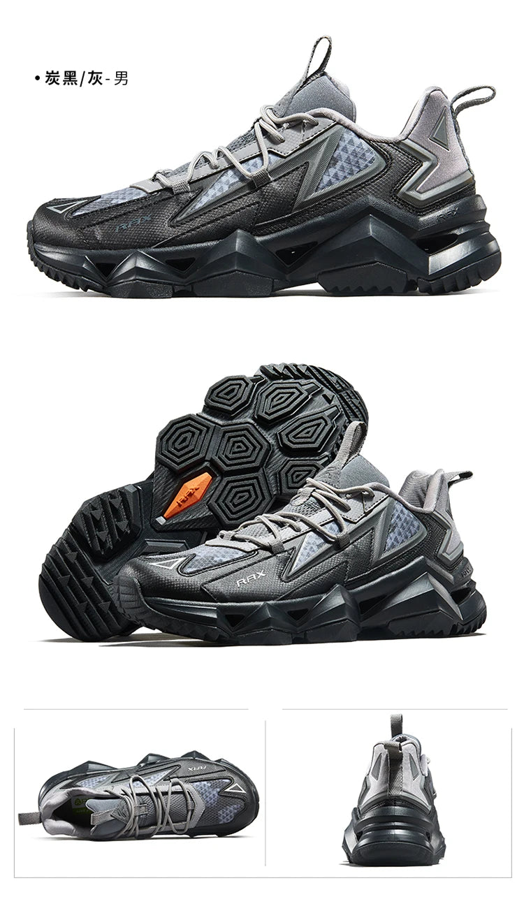 Rax Men Waterproof Hiking Shoes Breathable Hiking Boots/Outdoor Trekking Sports Sneakers Tactical Shoes
