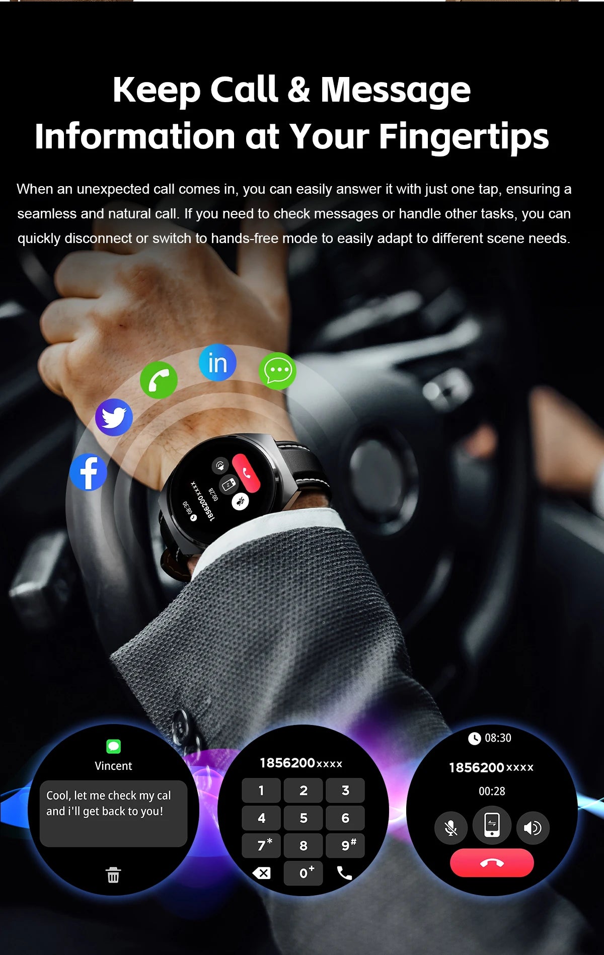 New Smart Watch Headset Two In One Wireless Bluetooth Dual Earbuds/Call Health Monitor Sport Tracker Smartwatch IOS